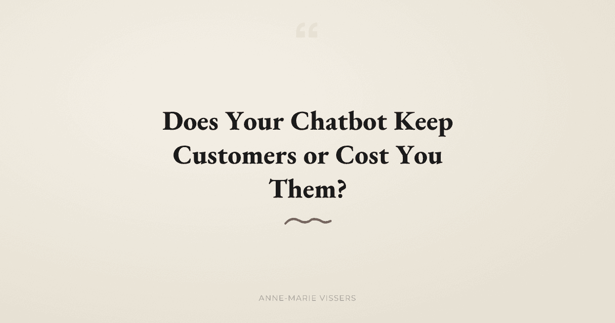 Does a Chatbot Help or Hurt Your Customer Relationships?