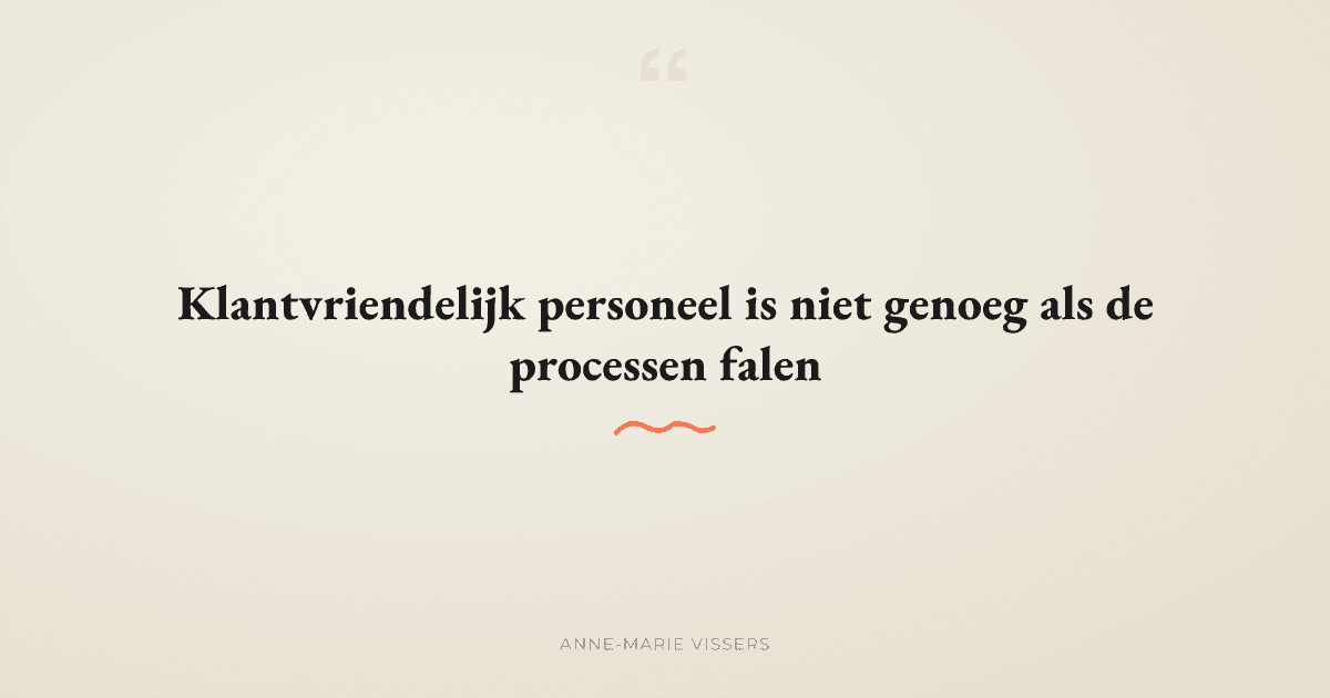 Wat is echte klantvriendelijkheid: een glimlach of goede processen?