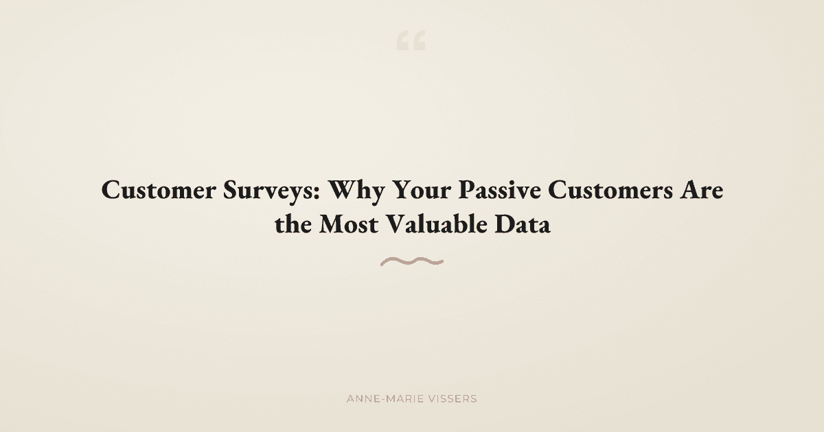 What Does a Customer Survey Actually Tell You?