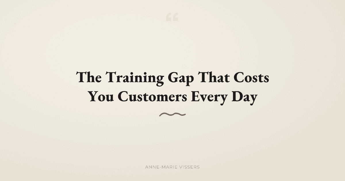 Why Frontline Employees Never Learn to Handle Complaints - And What That Costs