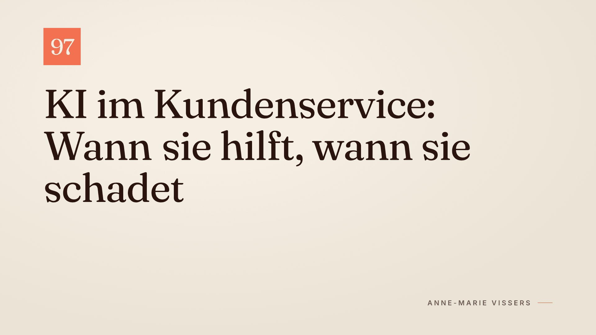 KI und Chatbots: Wann sie helfen, wann sie schaden