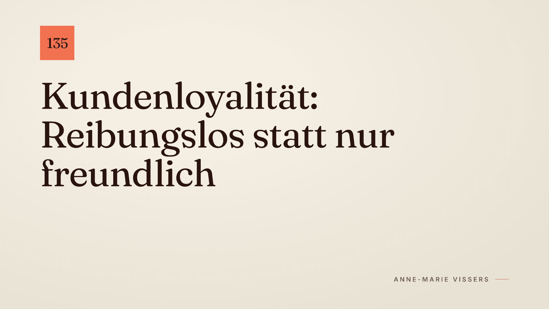 Wie einfach ist es, mit dir Geschäft zu machen?